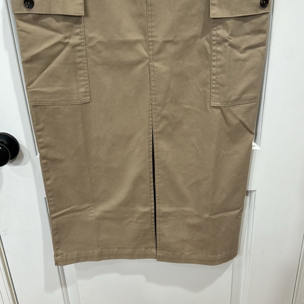 *NEW* JASON WU CARGO COTTON MAXI SKIRT - Picture 3 of 6